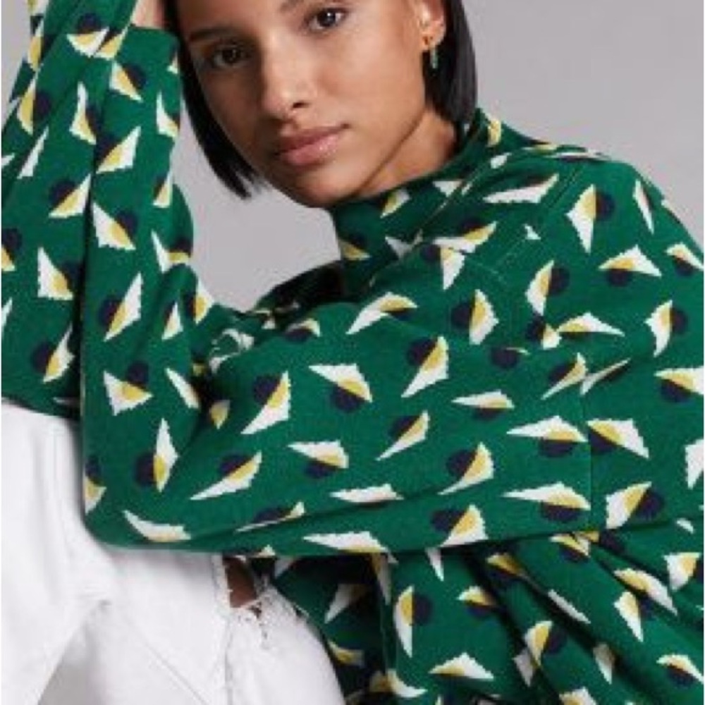 MAEVE CARYS MOCK NECK SWEATER